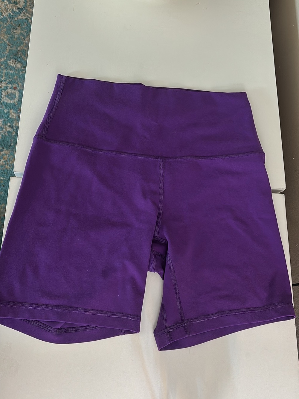 Purple lululemon biker shorts - 6inch - size 6
